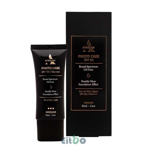 اورلین کرم ضد آفتاب رنگی-مدیوم spf50